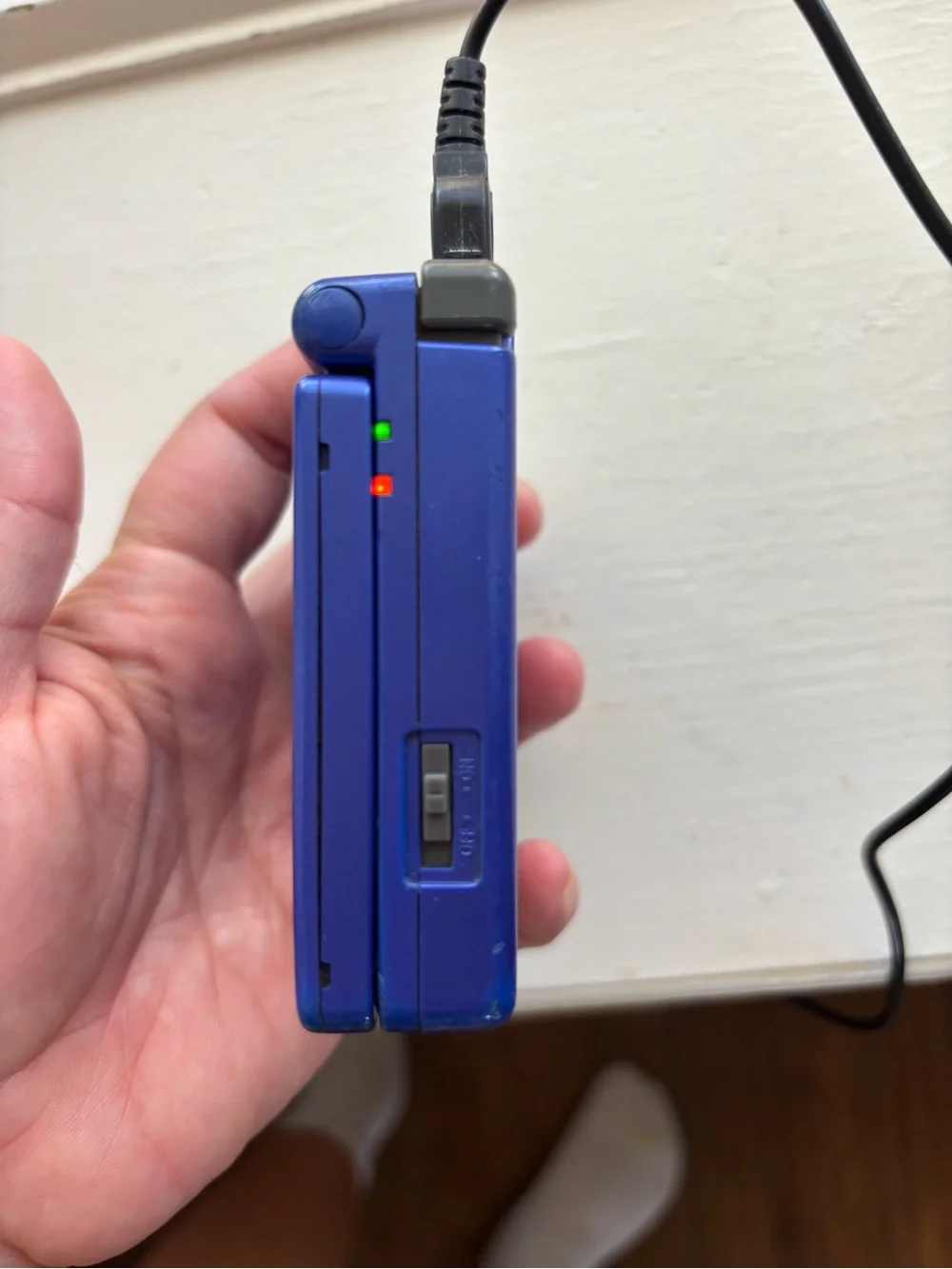 Nintendo Game Boy Advance SP AGS-001 Cobalt Blue Handheld Console Tested Works